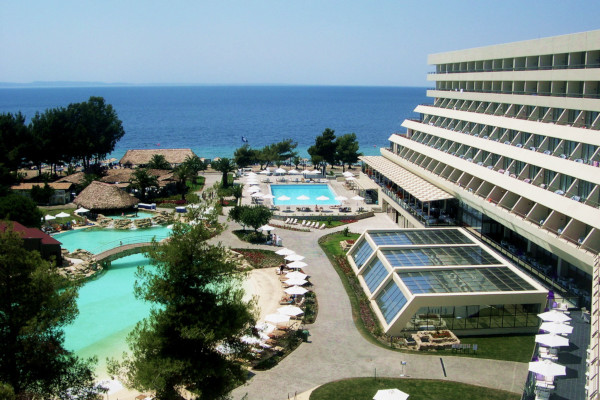 Φωτογραφία που δείχνει μέρος των εγκαταστάσεων των ξενοδοχείων Porto Carras.