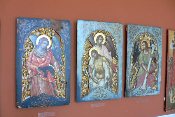 Εικόνες τεχνουργήματα που φιλοξενούνται στο Βυζαντινό Μουσείο Ζακύνθου.